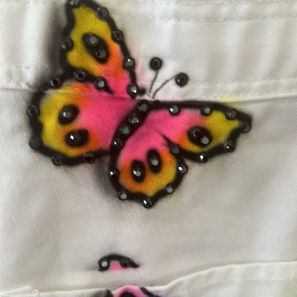 Photo shoot or costume. Airbrushed butterfly jumper xsmall - Picture 9 of 14